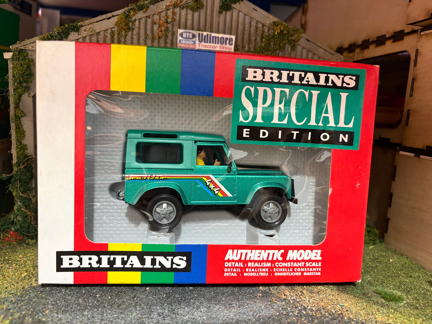 Vintage Britains Limited edition Land Rover Special Edition 1:32 Scale Boxed Obsolete - 5946