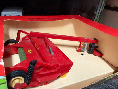 Vintage Britains Vicon Grass Mower 9531 Rainbow Box Obsolete 1:32 Scale
