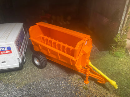 Scratch built Howard 250 mk 2  Rotaspreader scale 1:32 scale 2nd VERSION Manure muck