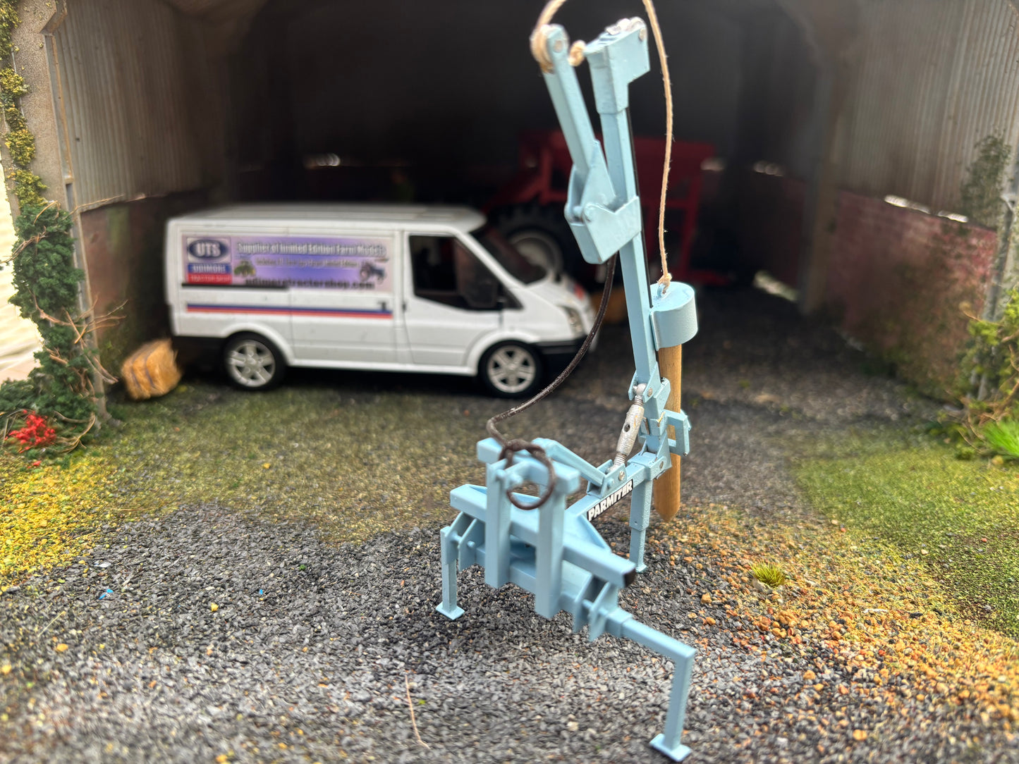 Parmiter Blue Post Driver Laser cut BRASS Scratch Built  1:32 scale BLR Models