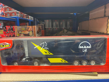 Fast Lane Toys R Us MAN Truck Transporter 1:32 scale boxed OBSOLETE 2007