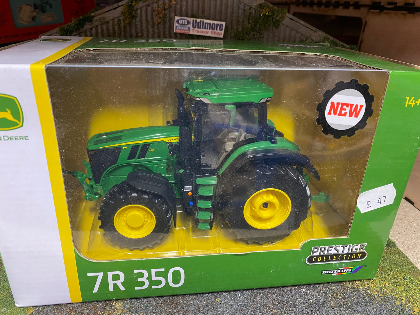 Britains John Deere 7R 350 prestige tractor 1:32 scale boxed obsolete