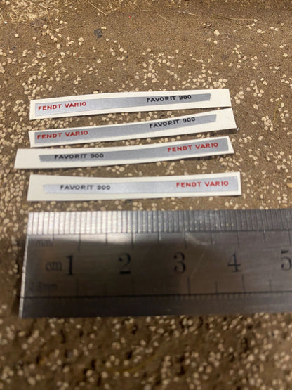 Fendt Favorit 900 Vario Tractor decals Professional pre cut High quality vinyl farm machinery decals 1:32 scale Image