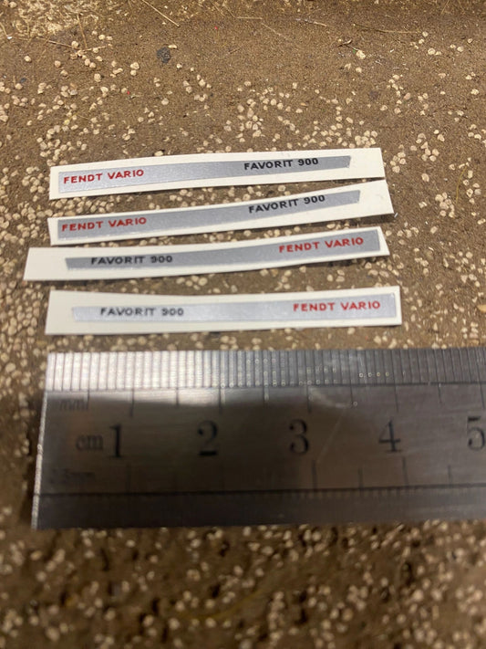 Fendt Favorit 900 Vario Tractor decals Professional pre cut High quality vinyl farm machinery decals 1:32 scale Image