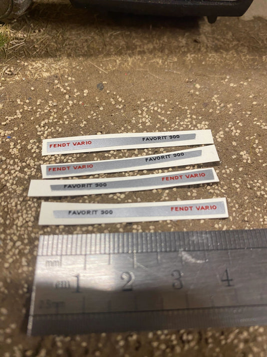 Fendt Favorit 900 Vario Tractor decals Professional pre cut High quality vinyl farm machinery decals 1:32 scale Image 2