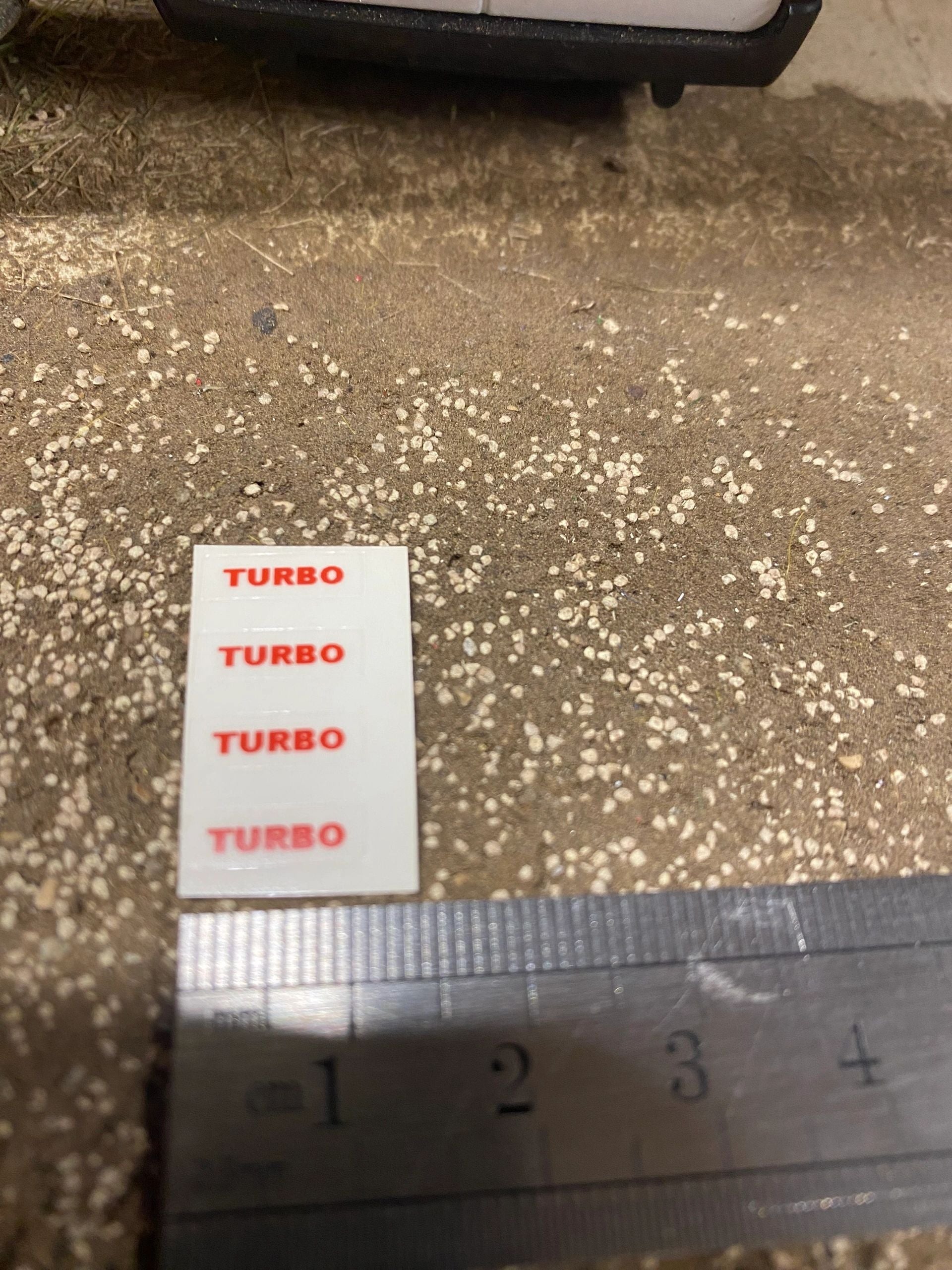 Fendt Tractor red Turbo decals Professional pre cut High quality vinyl farm machinery decals 1:32 scale Image
