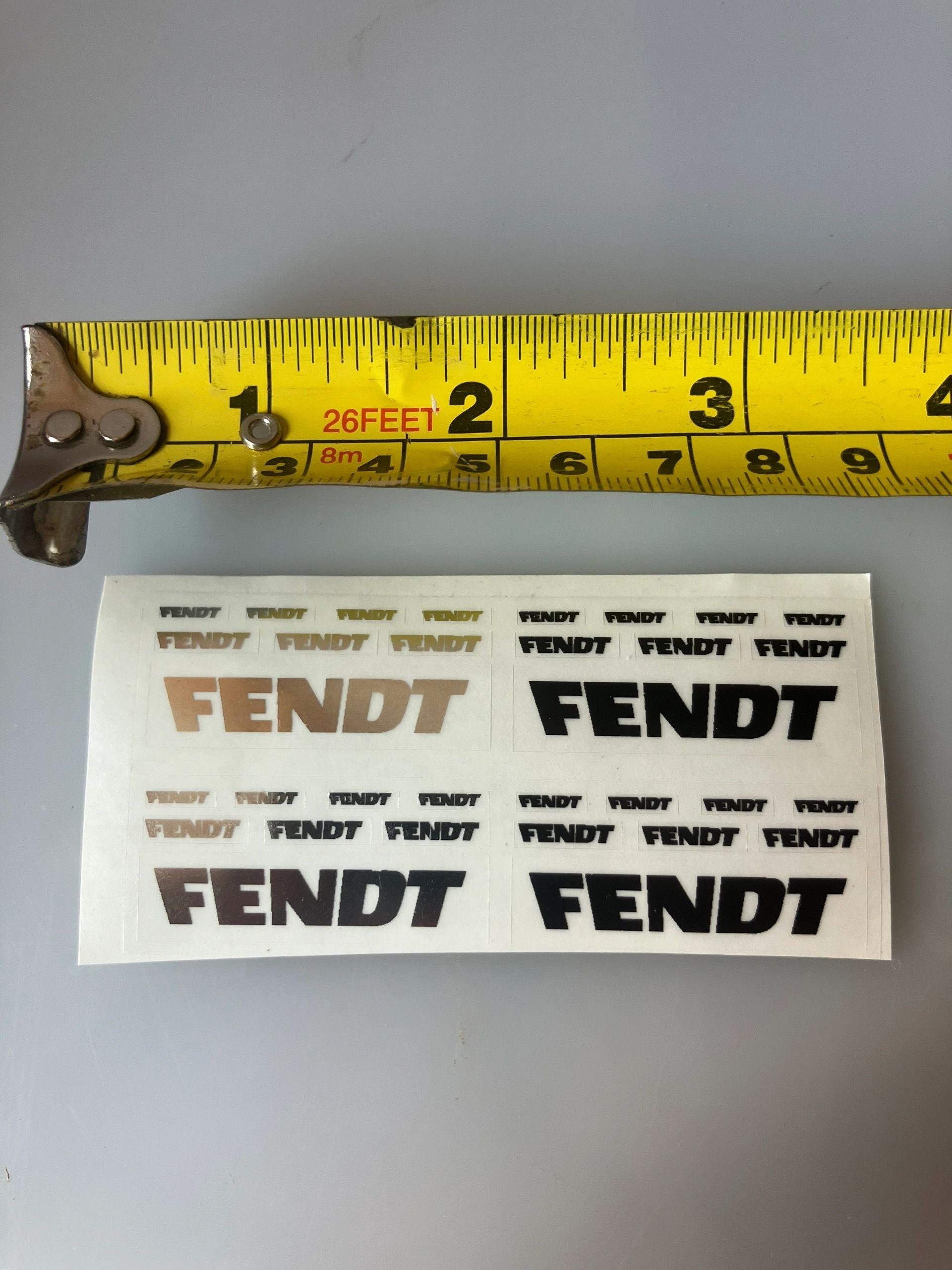Fendt harvester Tractor decals Professional pre cut High quality vinyl 32 x farm machinery decals 1:32 scale Image