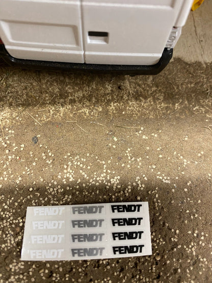 Fendt x 12 Professional pre cut High quality vinyl tractor farm machinery decals 1:32 scale Image 2