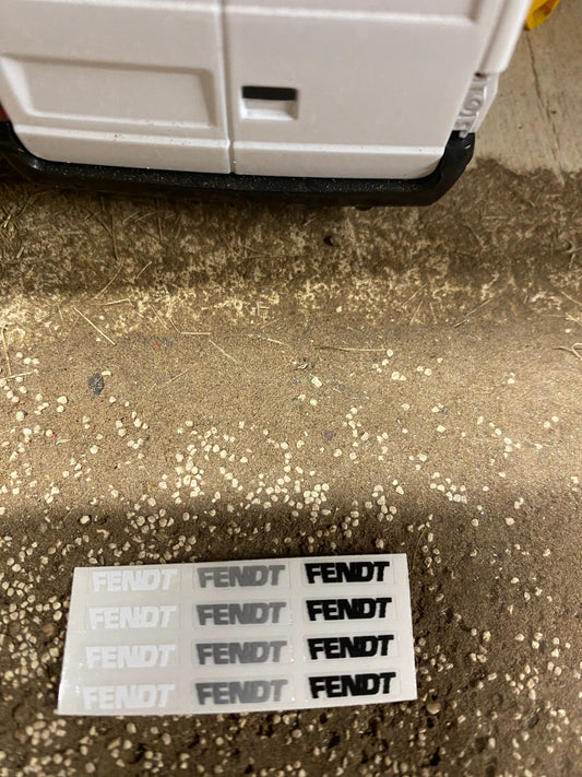 Fendt x 12 Professional pre cut High quality vinyl tractor farm machinery decals 1:32 scale Image 2