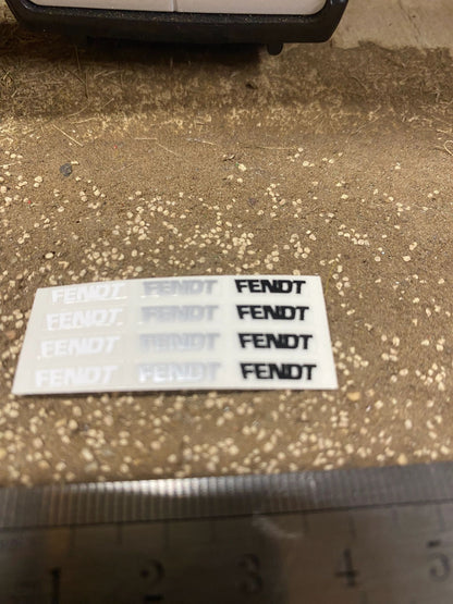 Fendt x 12 Professional pre cut High quality vinyl tractor farm machinery decals 1:32 scale Image 3