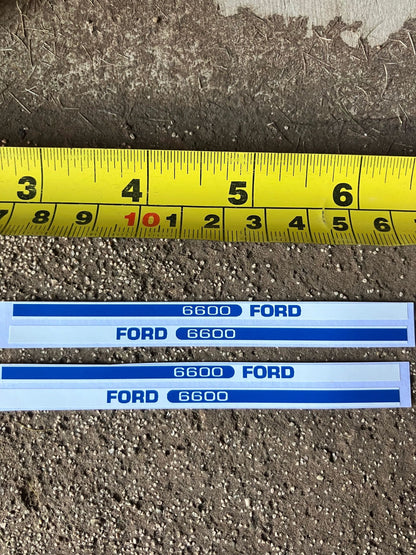Ford 6600 Tractor UH Pre cut professional High quality vinyl 8 x bonnet decals farm machinery decals 1:32 scale Image 3