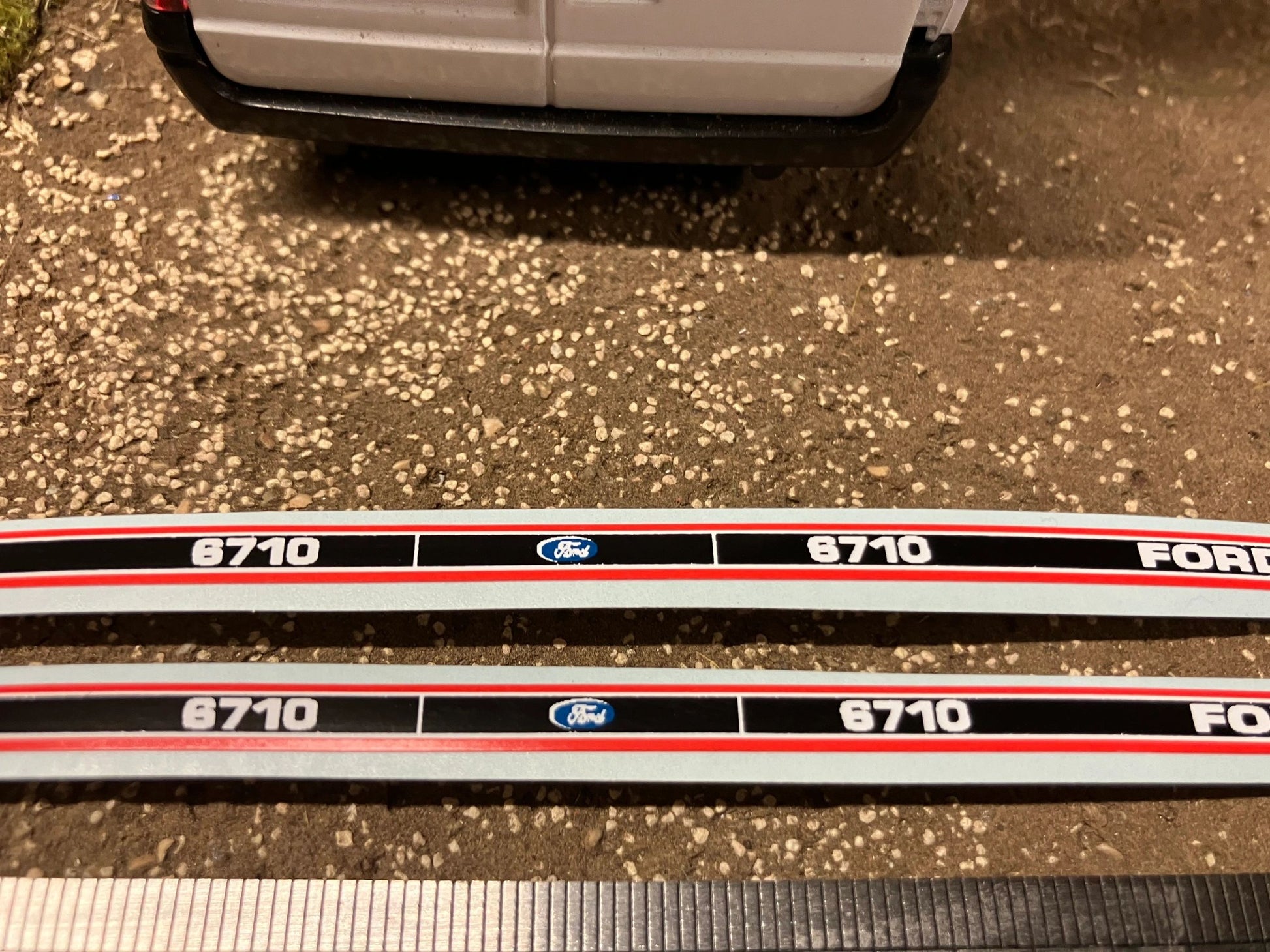 Ford 6710 mk 2 Tractor Professional pre cut High quality vinyl bonnet decals farm machinery Britains decals 1:32 scale Image 3
