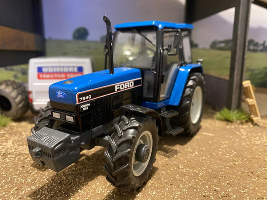 Ford 7840 Tractor front weight Blue Roof grey chassis Tractor Conversion 1:32 scale Image