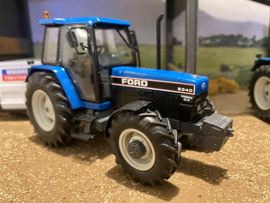 Ford 8340 Tractor front weight Blue Roof BIG wheels Tractor Conversion 1:32 scale Image