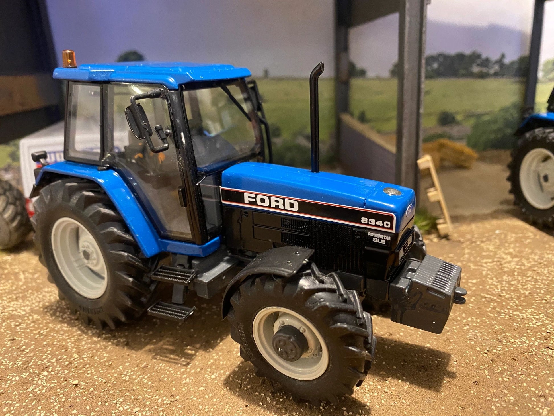 Ford 8340 Tractor front weight Blue Roof BIG wheels Tractor Conversion 1:32 scale Image 6