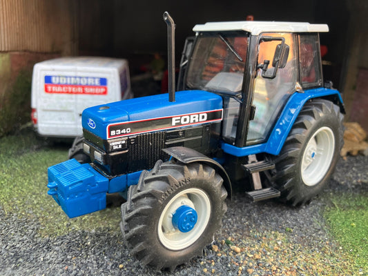 Ford 8340 Tractor front weight White Roof BIG wheels Tractor Conversion 1:32 scale Image