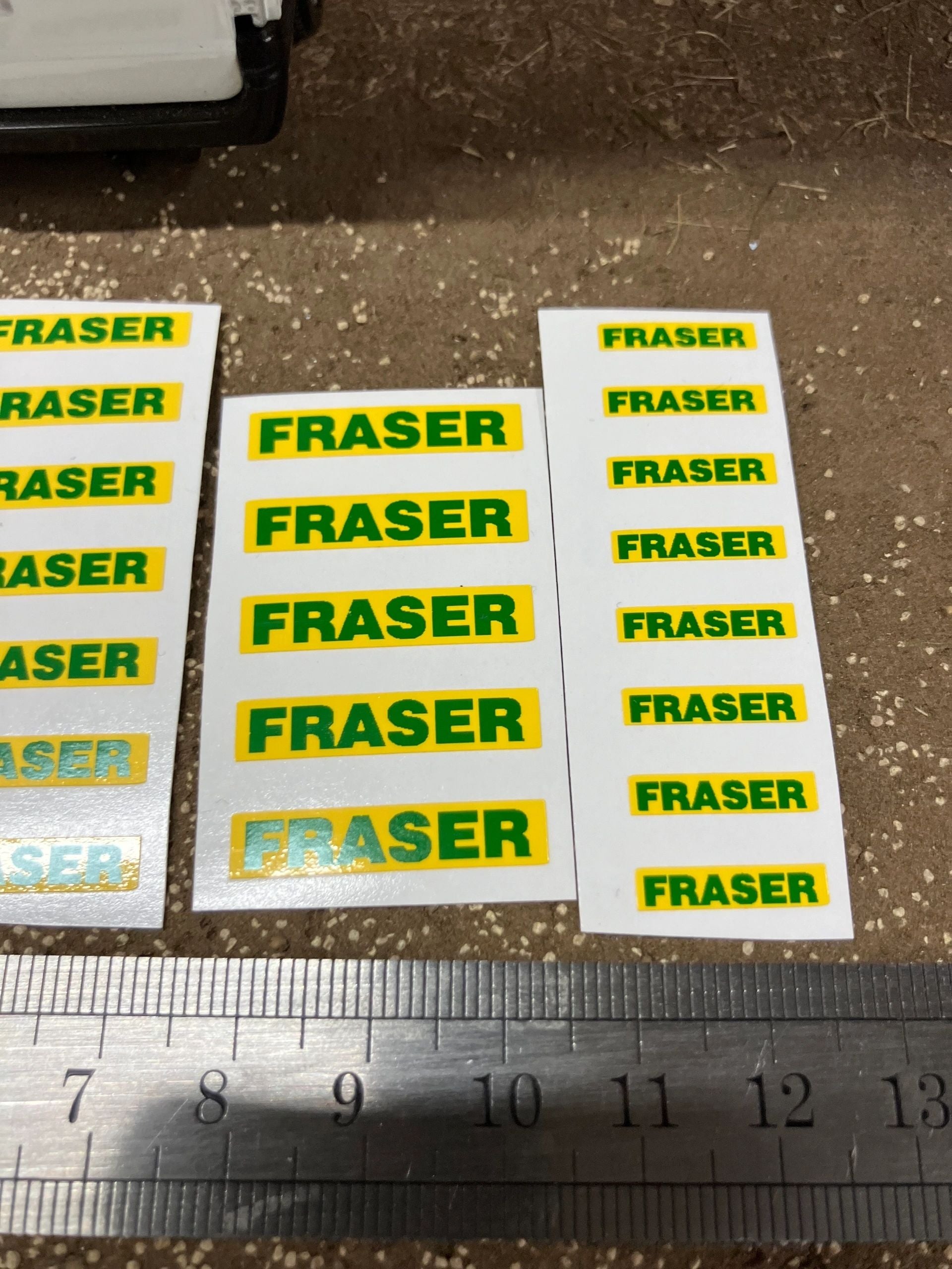 Fraser muck master trailers spreaders farm machinery 30 x Professional pre cut High quality vinyl huge pack decals farm machinery decals Image 3