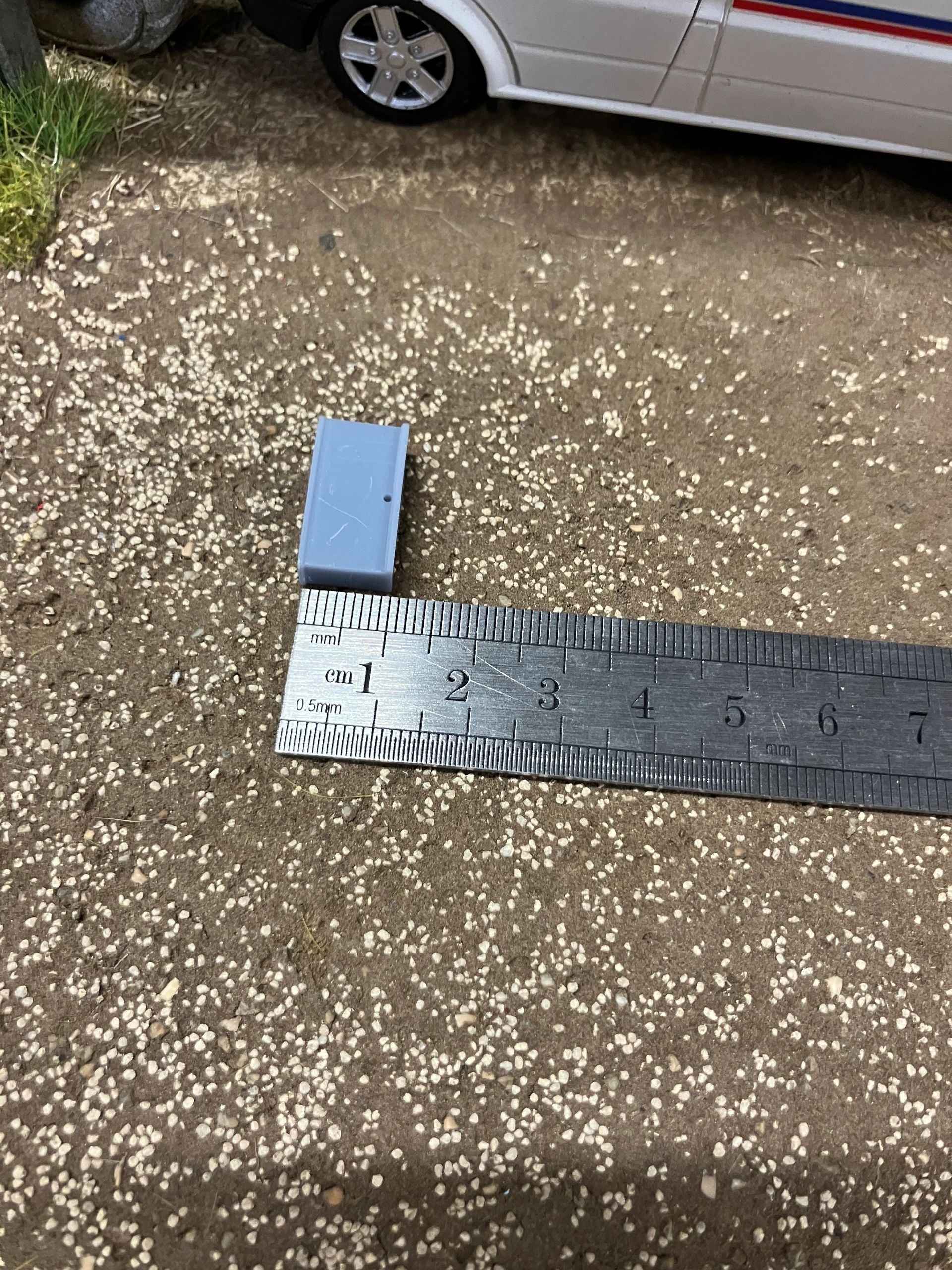 Front Weight 20mm x 10 mm Tombstones 1:32 scale Image 2
