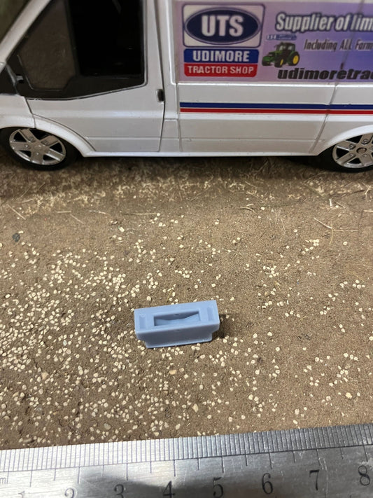 Front Weight 20mm x 10mm curved Tombstones 1:32 scale Image 2