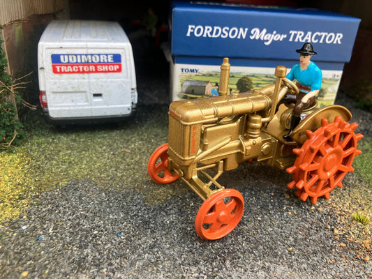 GOLD Limited Edition 43378A Britains Fordson Major E27 with Steel spud wheels tractor 1:32 scale New BOXED Image