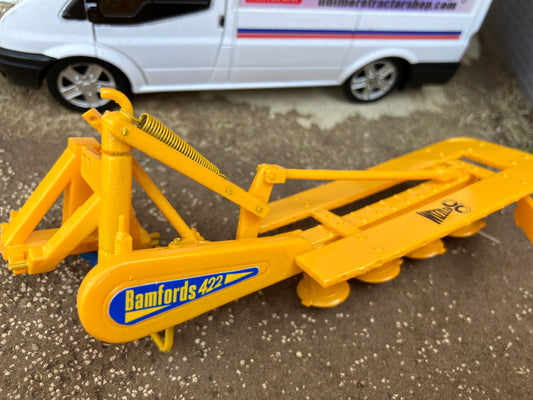 Hand made Bamford 422 wizzler 4 drum mower 1:32 scale Image