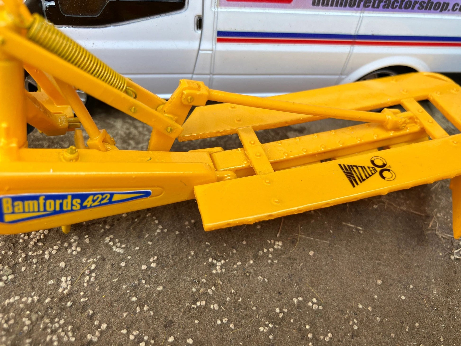 Hand made Bamford 422 wizzler 4 drum mower 1:32 scale Image 2