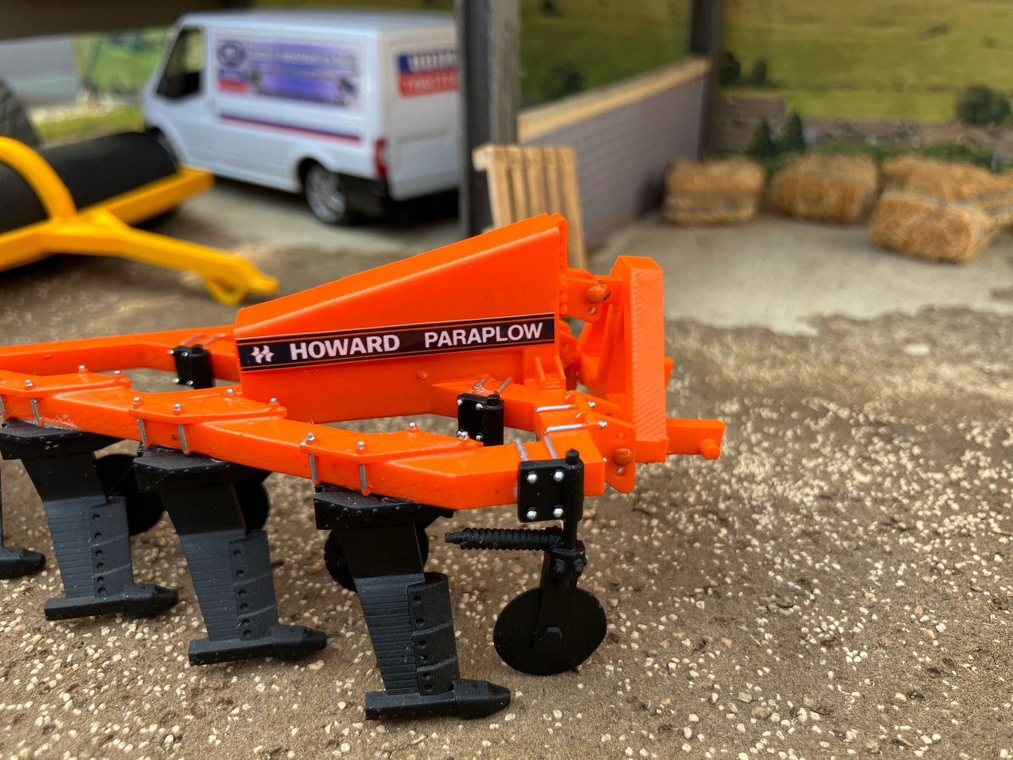 Hand made Howard 4 leg paraplough 1:32 scale Image 2