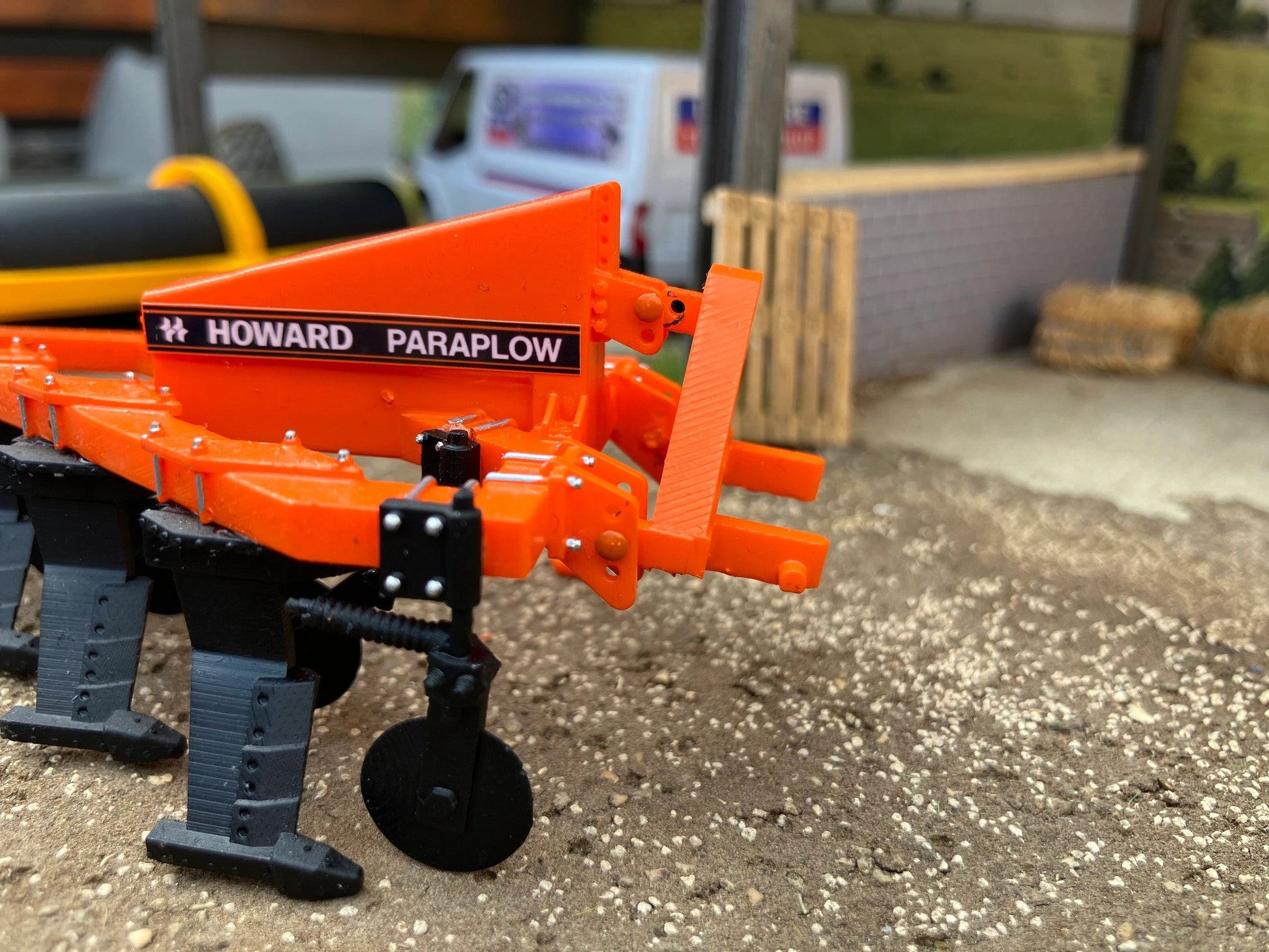 Hand made Howard 4 leg paraplough 1:32 scale Image 3