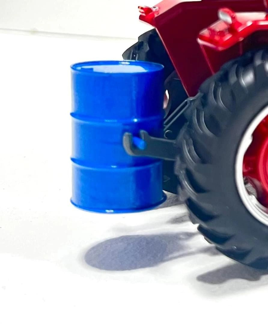 Hand made Rear barrel weights 1:32 scale BLUE Image 2