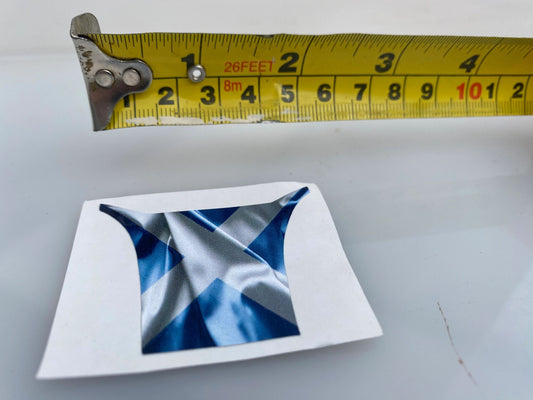 High quality vinyl set of 3 decals Scotland Scottish flags 1:32 scale Tractors farm machinery trucks Image 2