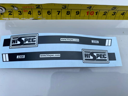 High quality vinyl set of decals Hispec 2300 slurry tanker 1:32 scale Image