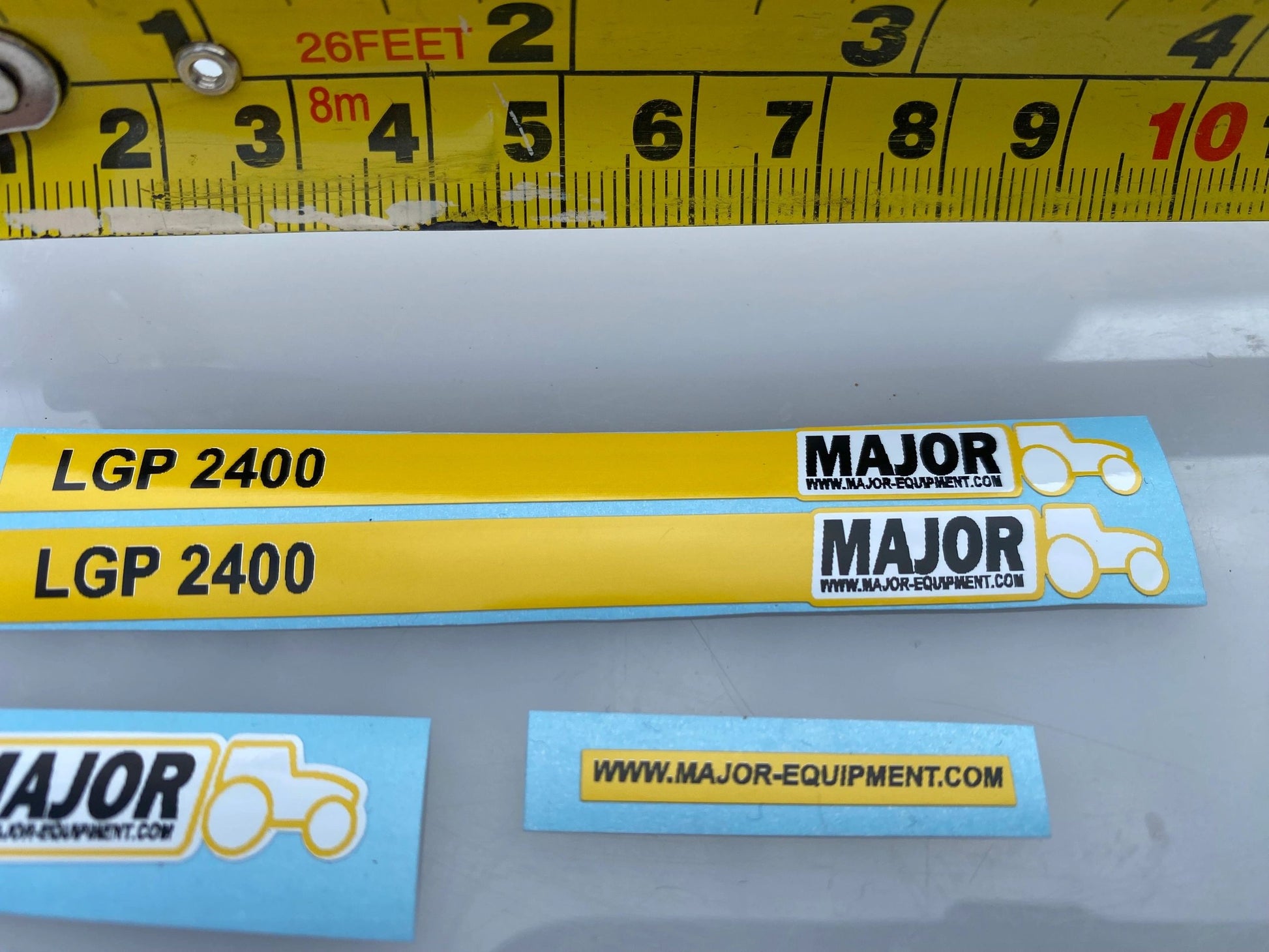 High quality vinyl set of decals Major LGP 2400 slurry tanker 1:32 scale Image 4
