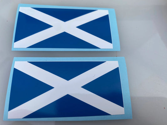 High quality vinyl set of decals Scotland Scottish flags 1:32 scale Tractors farm machinery trucks Image