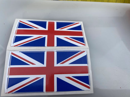 High quality vinyl set of decals Union Jack flags Image