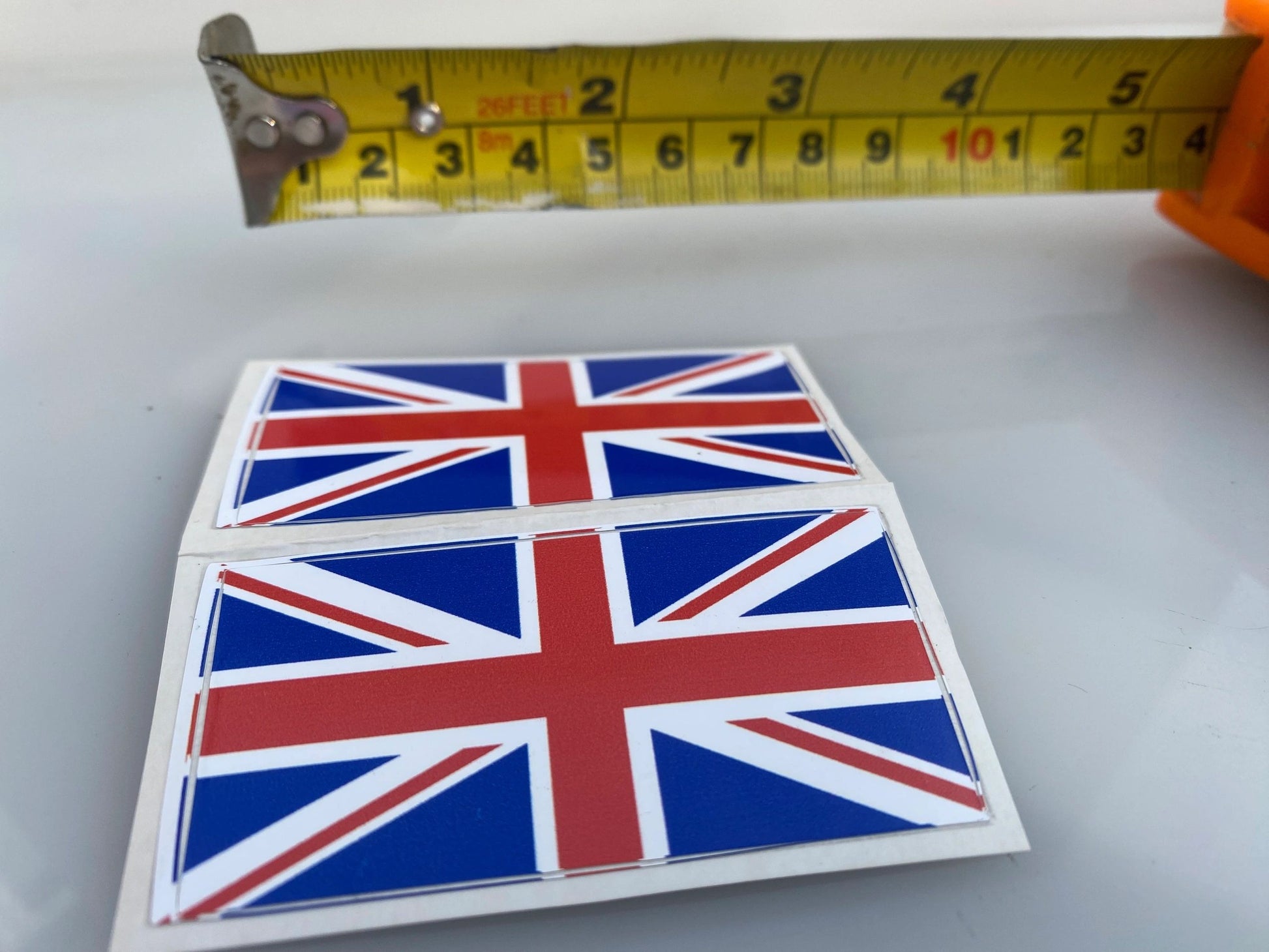 High quality vinyl set of decals Union Jack flags Image 2