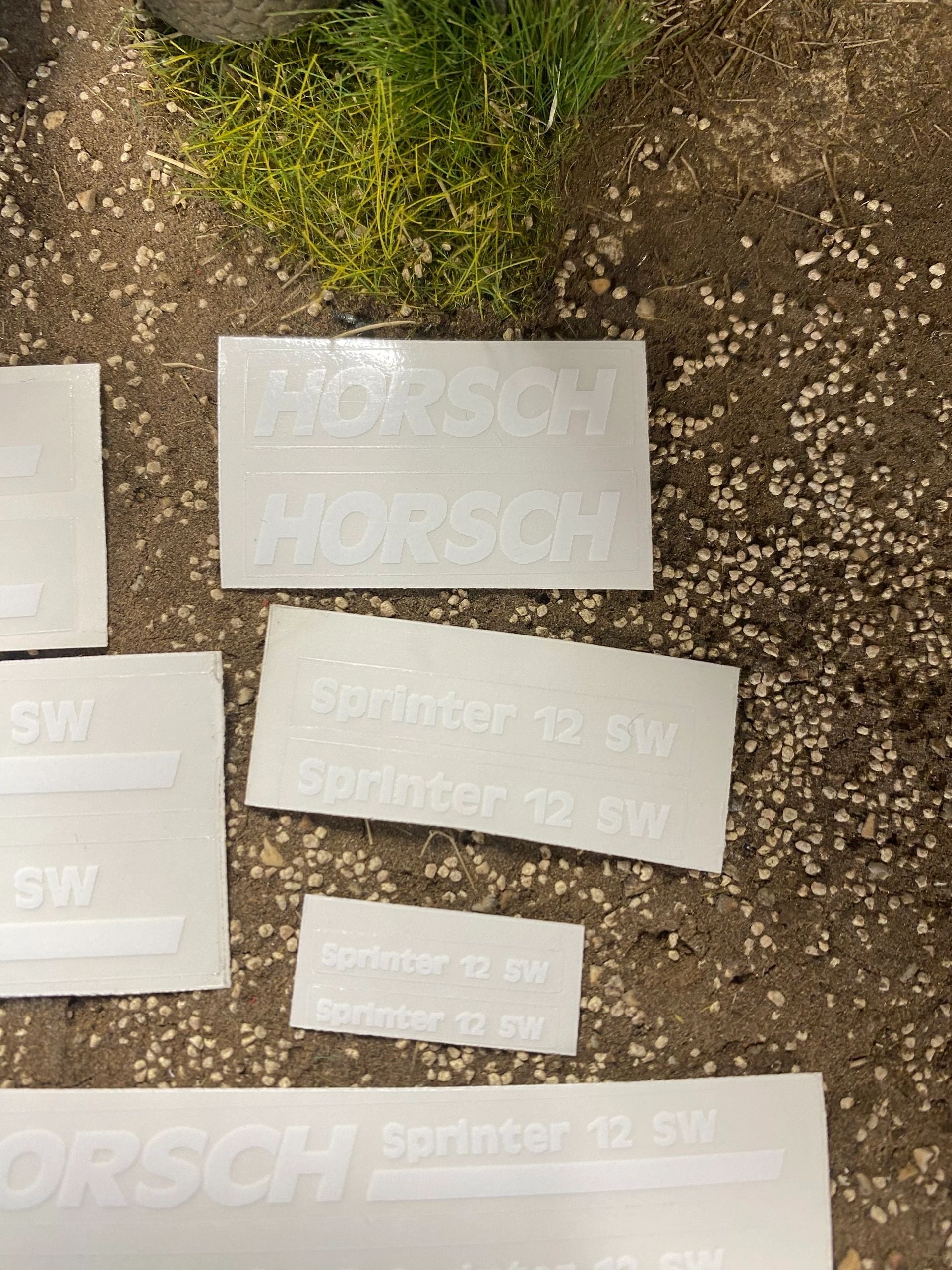 Horsch Sprinter 12 SW Seed drill x 16 Professional Pre cut White High quality vinyl huge pack decals farm machinery decals Image 4