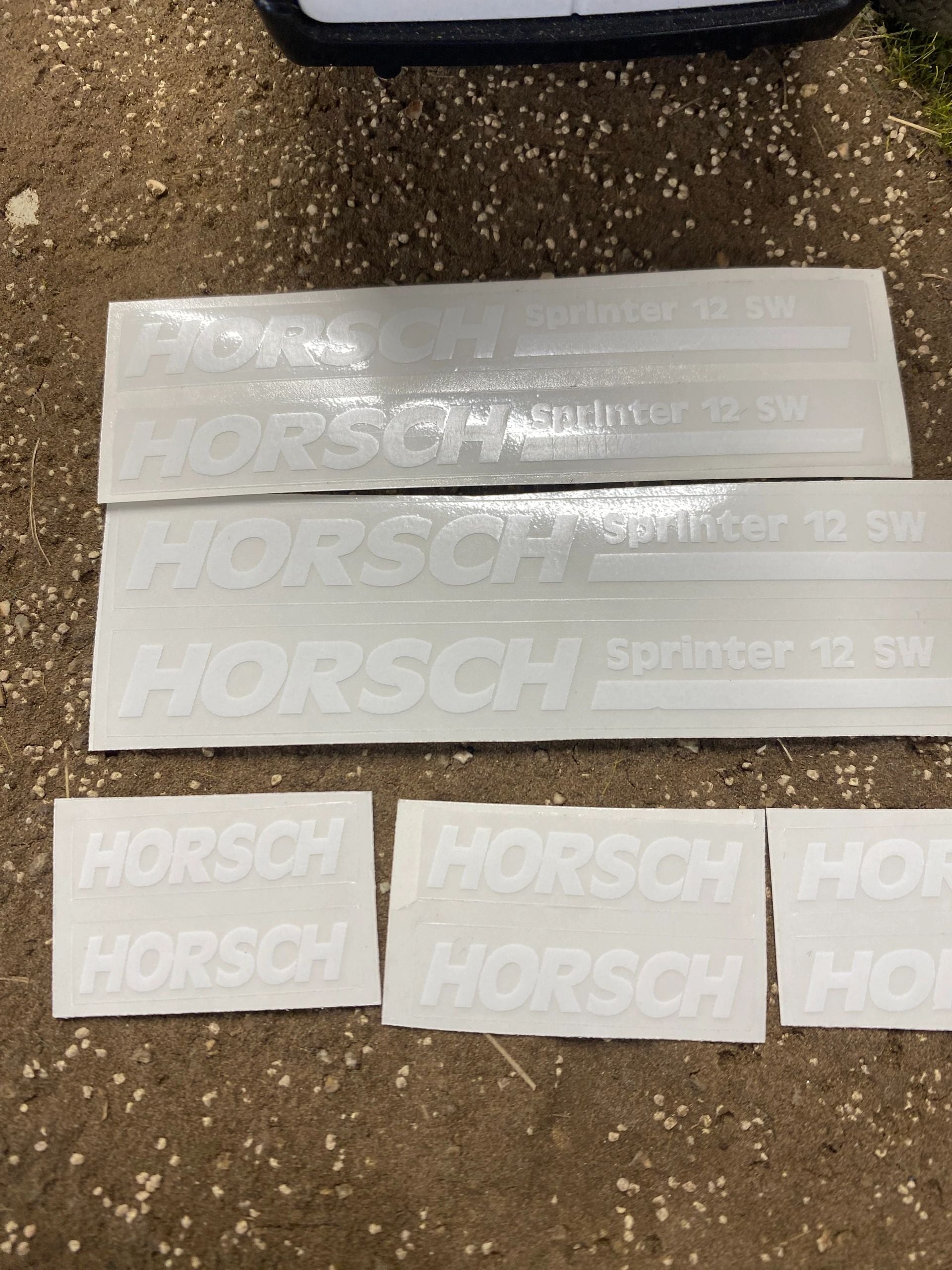Horsch Sprinter 12 SW Seed drill x 16 Professional Pre cut White High quality vinyl huge pack decals farm machinery decals Image 5