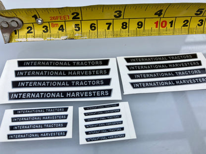 IH International Harvester High quality vinyl 18 x Agricultural Tractor trailer farm machinery decals 1:32 scale Image 2