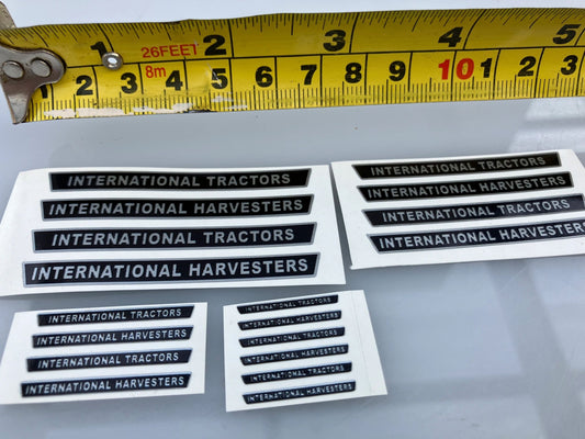 IH International Harvester High quality vinyl 18 x Agricultural Tractor trailer farm machinery decals 1:32 scale Image 2