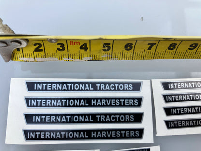 IH International Harvester High quality vinyl 18 x Agricultural Tractor trailer farm machinery decals 1:32 scale Image 4