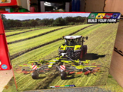 Britains 43427 Claas Liner 2900 Double Rotor Swath Rake 1:32 Scale
