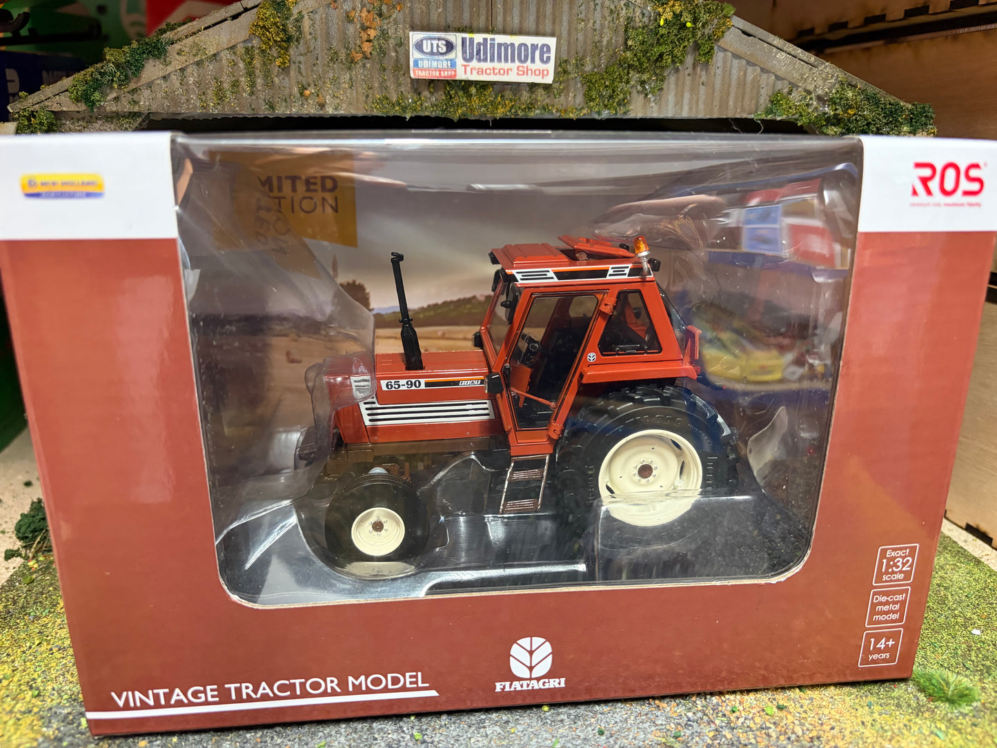 Limited Edition FIat 65-90 SuperComfort cab 2wd Tractor 1:32 scale Boxed ROS