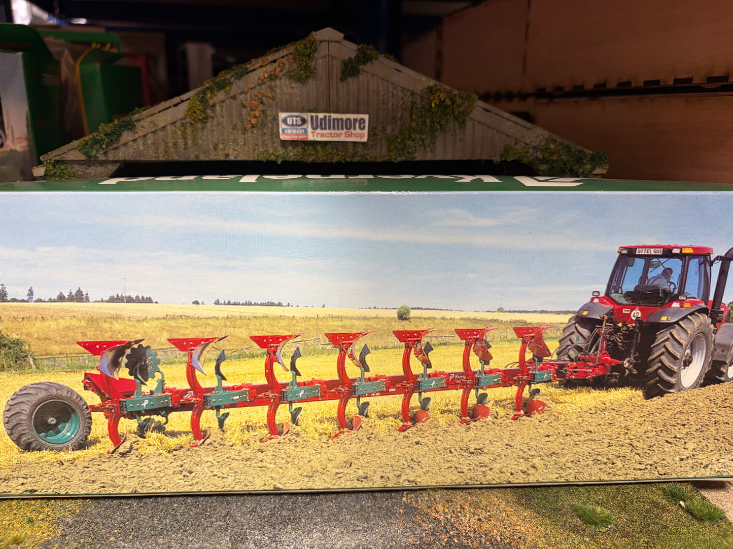 Rare Agrar-Toy Kverneland Variomat PB100 7-Furrow Reversible Plough 1:32 Scale – Boxed Obsolete