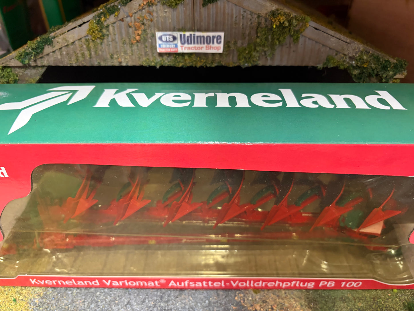 Rare Agrar-Toy Kverneland Variomat PB100 7-Furrow Reversible Plough 1:32 Scale – Boxed Obsolete