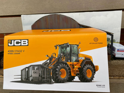 JCB 435S Agri Wheeled Loadall with Folding Buck Rake 1:32 scale Image 6