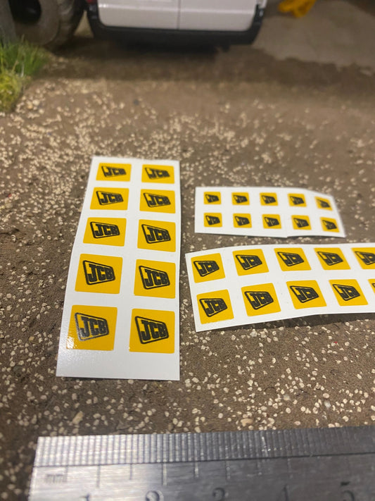 JCB x 30 Farm Machinery Professional Pre Cut High quality vinyl decal packs stickers 1:32 scale Image 2