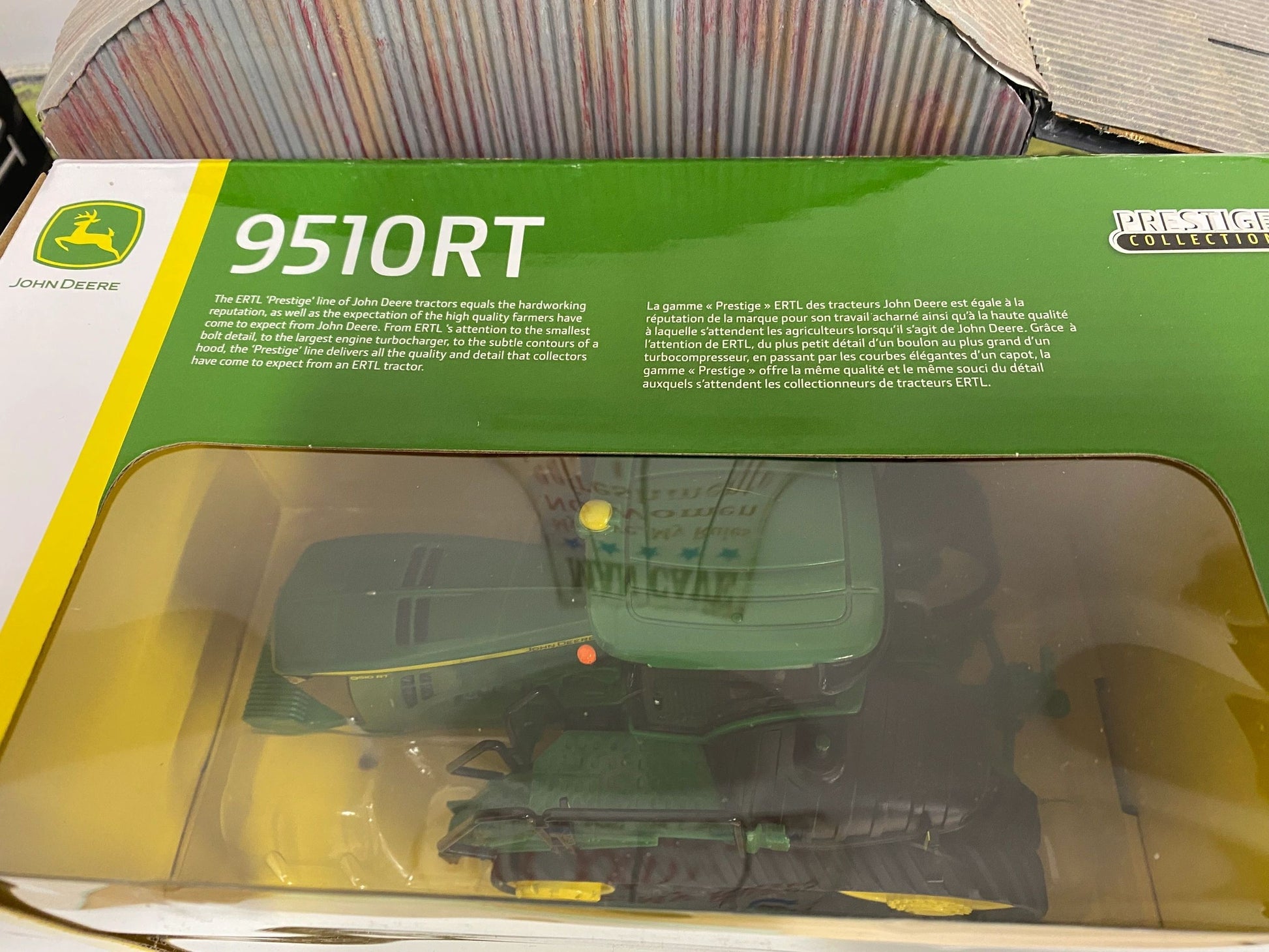 John Deere 9510RT Prestige Tractor on tracks 1:32 scale ERTL 45914 Image 5