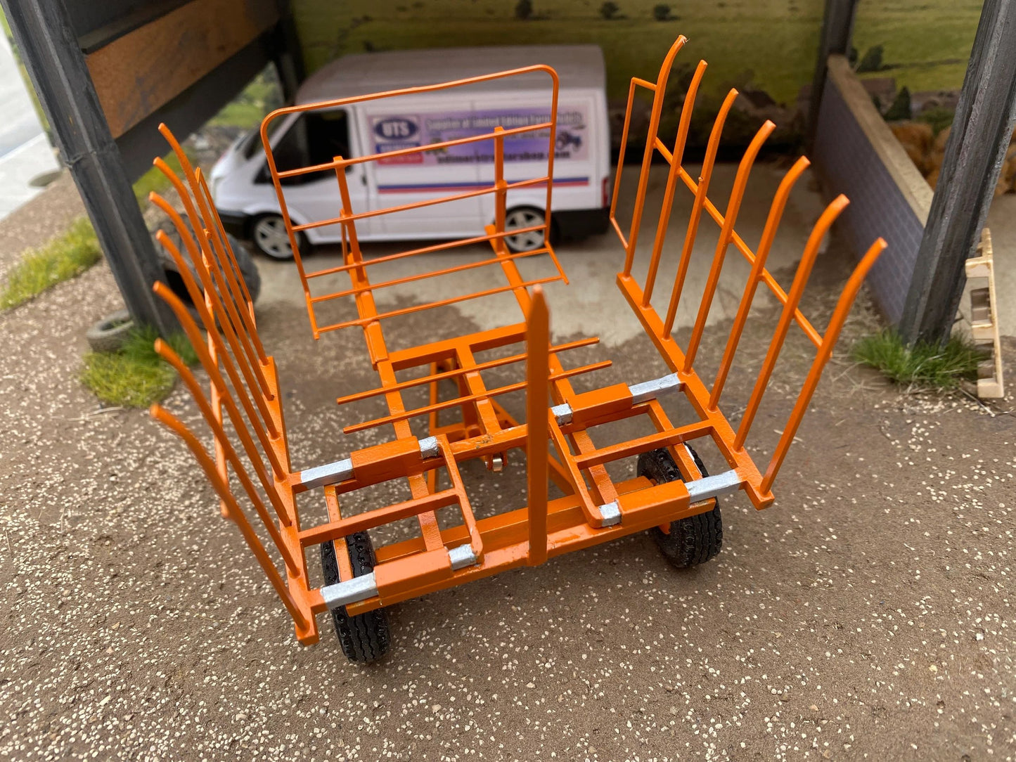 Laser cut BRASS Scratch Built BROWNS Bale Carrier 1:32 scale BLR Models Image 4