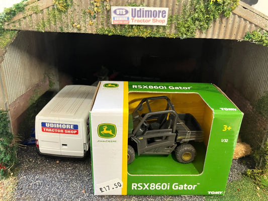 Lightly weathered Britains John Deere RSX860i Gator conversion 1:32 scale New BOXED 46801 Image