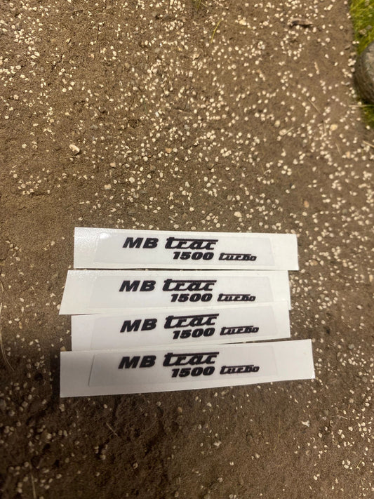 MB Tractor 1500 High quality vinyl pack Professional pre cut bonnet tractor farm machinery decals Image 2